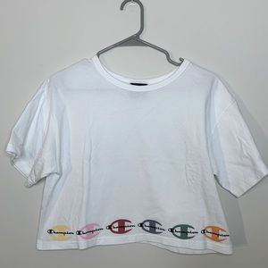 Champion cropped t-shirt in small